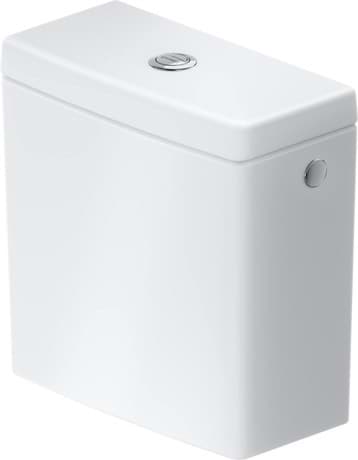 DURAVIT Spülkasten 095700 Design by Patricia Urquiola #095700AC85 - © Farbe AA, Weiß Hochglanz, Spülwassermenge: 6/3 l, Inkl. Innengarnitur, Unified Water Label (UWL) Klasse: 2 350 x 175 mm