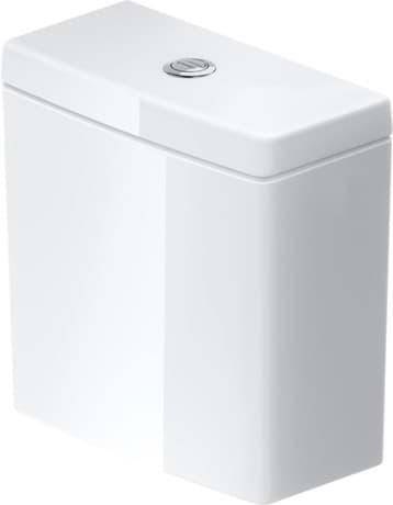 DURAVIT Spülkasten 095710 Design by Patricia Urquiola #095710AA05 - © Farbe AA, Weiß Hochglanz, Spülwassermenge: 6/3 l, Inkl. Innengarnitur, Unified Water Label (UWL) Klasse: 2 350 x 175 mm
