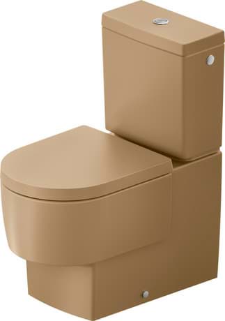 DURAVIT Stand WC für Kombination 207009 Design by Patricia Urquiola #207009AM00 - Farbe AA, Weiß Hochglanz, Inkl. verdeckte Befestigung 370 x 650 mm