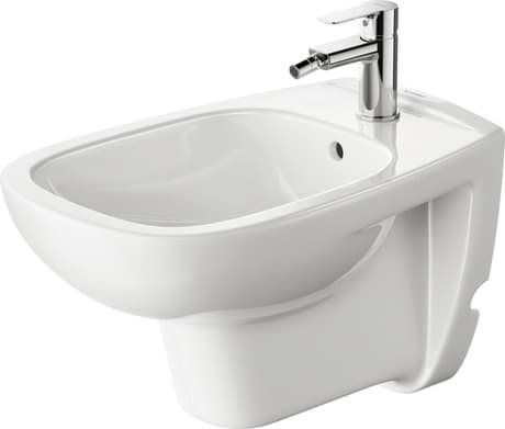 DURAVIT Wand Bidet 225715 Design by sieger design #2257150000 - Farbe 00, Anzahl Hahnlöcher pro Waschplatz: 1 355 x 545 mm