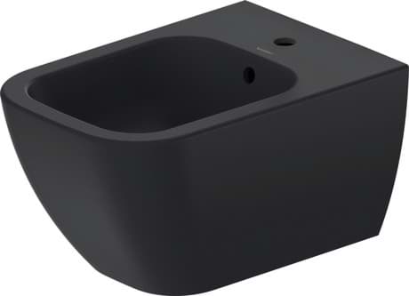 DURAVIT Wand Bidet 225815 Design by sieger design #2258151300 - Farbe 00, Weiß Hochglanz, Anzahl Hahnlöcher pro Waschplatz: 1 365 x 540 mm