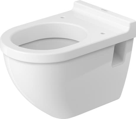 DURAVIT Wand WC Comfort 221509 Design by Philippe Starck #2215092000 - © Farbe 00, Weiß Hochglanz, Spülwassermenge: 6 l 365 x 545 mm