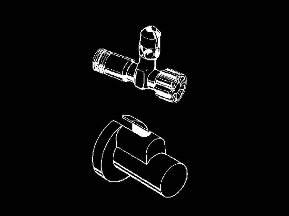 HANSGROHE Eckventil inkl. Eckventilschuber #13954800 - Edelstahl Optic