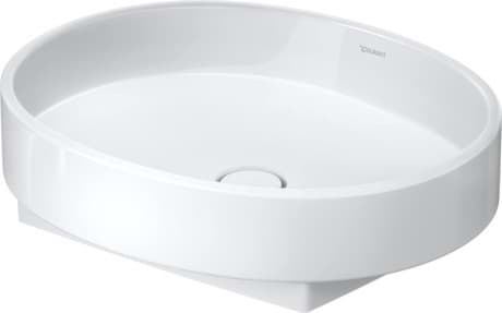 DURAVIT Aufsatzbecken 241055 Design by Patricia Urquiola #241055AA79 - • Farbe AA, Weiß Hochglanz 550 x 450 mm