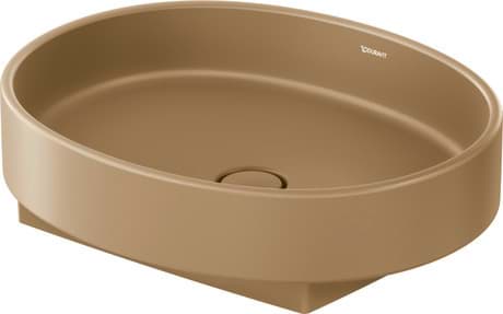 DURAVIT Aufsatzbecken 241055 Design by Patricia Urquiola #241055AM79 - • Farbe AA, Weiß Hochglanz 550 x 450 mm