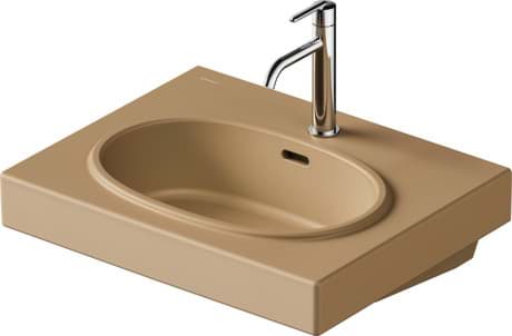 DURAVIT Waschtisch 241260 Design by Patricia Urquiola #241260AM00 - p Farbe AA, Weiß Hochglanz 600 x 480 mm