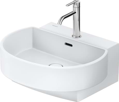 DURAVIT Waschtisch 241155 Design by Patricia Urquiola #241155AC00 - p Farbe AA, Weiß Hochglanz 550 x 480 mm