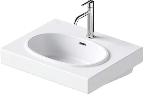 DURAVIT Waschtisch 241260 Design by Patricia Urquiola #241260AC00 - p Farbe AA, Weiß Hochglanz 600 x 480 mm