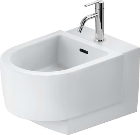 DURAVIT Wand Bidet 272615 Design by Patricia Urquiola #272615AC00 - Farbe AA, Weiß Hochglanz 370 x 540 mm