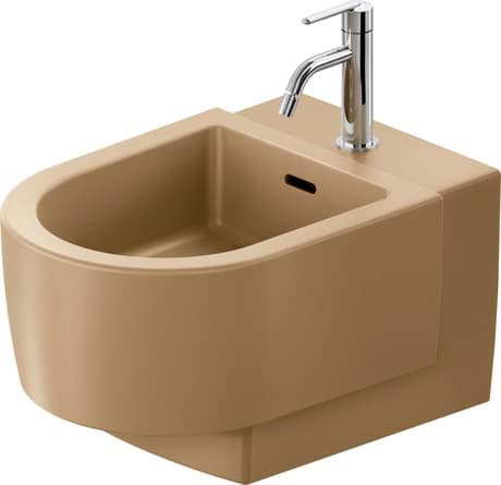 DURAVIT Wand Bidet 272615 Design by Patricia Urquiola #272615AM00 - Farbe AA, Weiß Hochglanz 370 x 540 mm