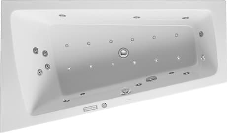 DURAVIT Einbau-Whirlwanne 760212 Design by EOOS #760212000CE1000 - Farbe 00, Air-System, 50 Hz, Schutzart: IPX5 1700 x 1000 mm