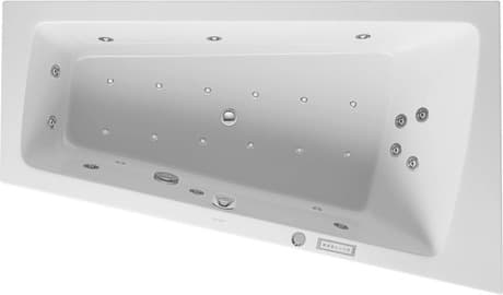 DURAVIT Einbau-Whirlwanne 760213 Design by EOOS #760213000CL1000 - Farbe 00, Air-System, 50 Hz, Schutzart: IPX5 1700 x 1000 mm