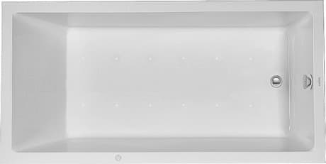 DURAVIT Einbau-Whirlwanne 760050 Design by Philippe Starck #760050000AS0000 - Farbe 00, Air-System, 50 Hz, Schutzart: IPX5 1800 x 900 mm