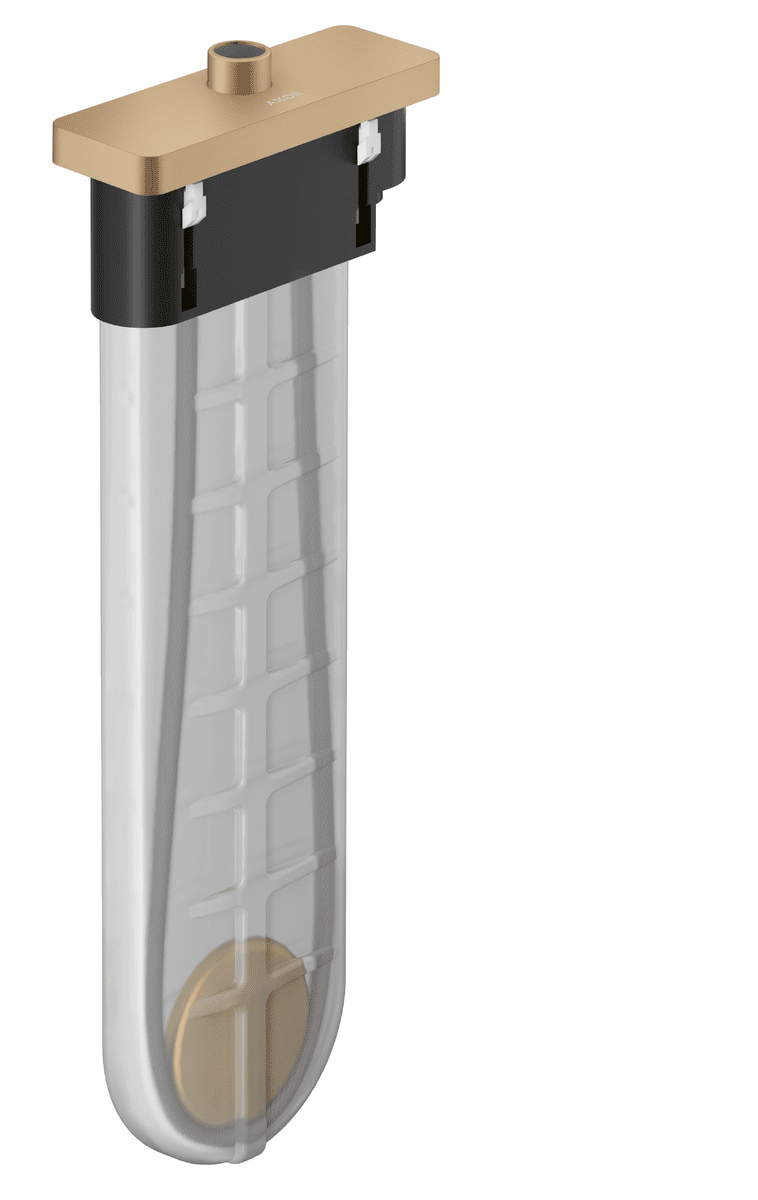 HANSGROHE sBox Fertigset softsquare #28017140 - Brushed Bronze