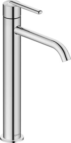 DURAVIT Einhebel-Waschtischmischer XL FreshStart und MinusFlow BA1043002 Design by Patricia Urquiola #BA1043002010 - Farbe 10, Chrom, Durchflussmenge (3 bar): 4 l/min 48 x 185 mm