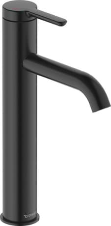 DURAVIT Einhebel-Waschtischmischer L FreshStart und MinusFlow C11033002 Design by Kurt Merki Jr. #C11033002046 - Farbe 10, Chrom 166 x 40 mm