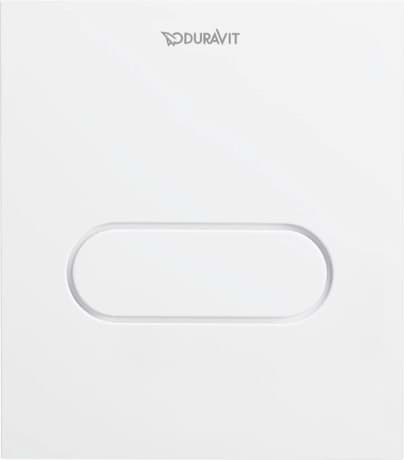 DURAVIT Betätigungsplatte mechanisch für Urinal A1 WD5004 Design by Duravit #WD5004011000 - Farbe 00, Weiß 10 x 150 mm