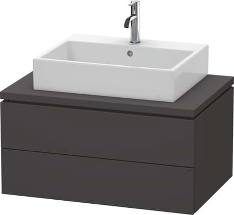 DURAVIT Konsolenwaschtischunterbau wandhängend LC5817 Design by Christian Werner #LC581779 - Farbe M07, Betongrau Matt Dekor 820 x 547 mm