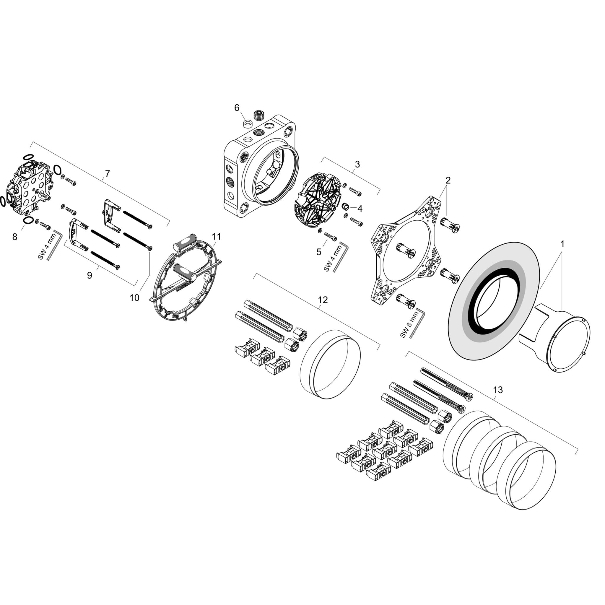 HANSGROHE AXOR iBox universal 2 Grundkörper #01400187