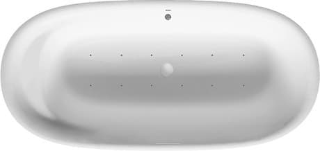 DURAVIT Freistehende Whirlwanne 760330 Design by Philippe Starck #760330000AS0000 - Farbe 00, Air-System, 50 Hz, Schutzart: IPX5 1855 x 885 mm