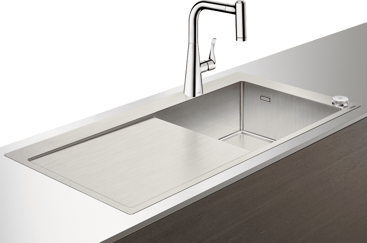 HANSGROHE C71 C71-F450-02 Spülencombi 450 Select mit Abtropffläche links #43208000