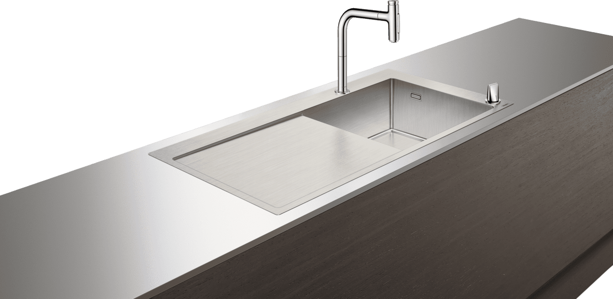 HANSGROHE C71 C71-F450-07 Spülencombi 450 Select mit Abtropffläche links #43205000