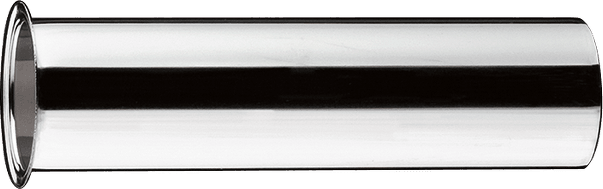 HANSGROHE Rohr 1¼" 300 mm mit Bord #53428800 - Edelstahl Optic