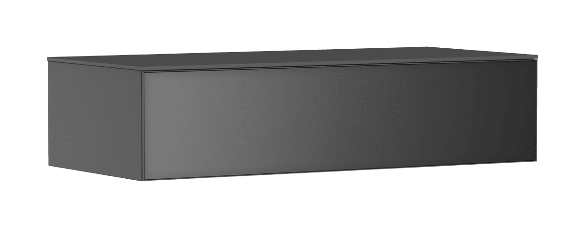 HANSGROHE Xevolos E Sideboard Schiefergrau Matt 1180/550 mit 1 Schubkasten und Abdeckplatte #54327770 - Schiefergrau Matt