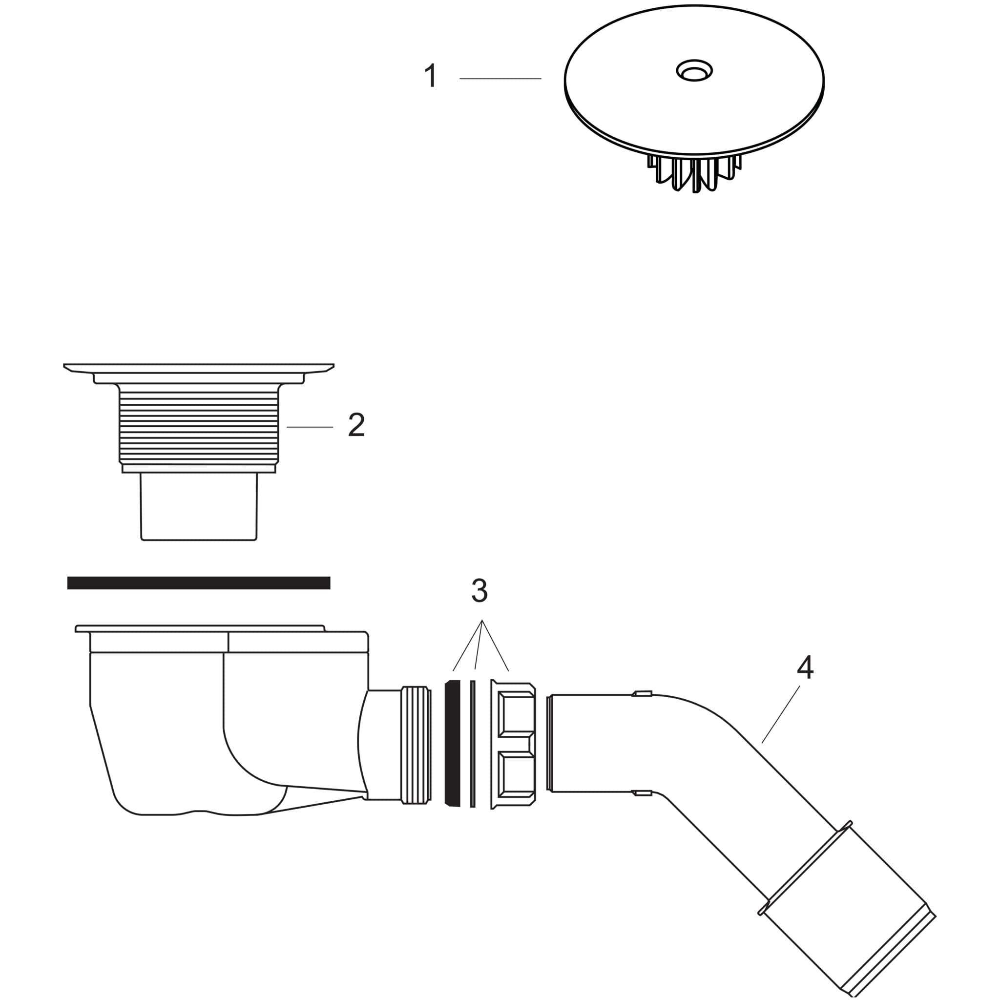 HANSGROHE AXOR Staro Komplettset Ablaufgarnitur 90 #60032000