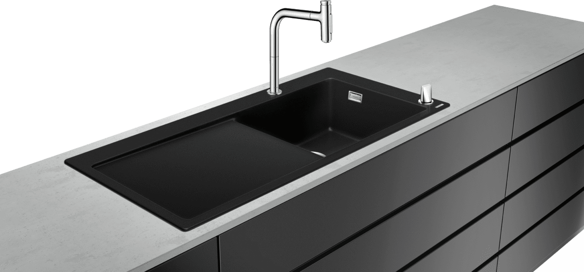 HANSGROHE C51 C51-F450-08 Spülencombi 450 Select mit Abtropffläche links #43219000