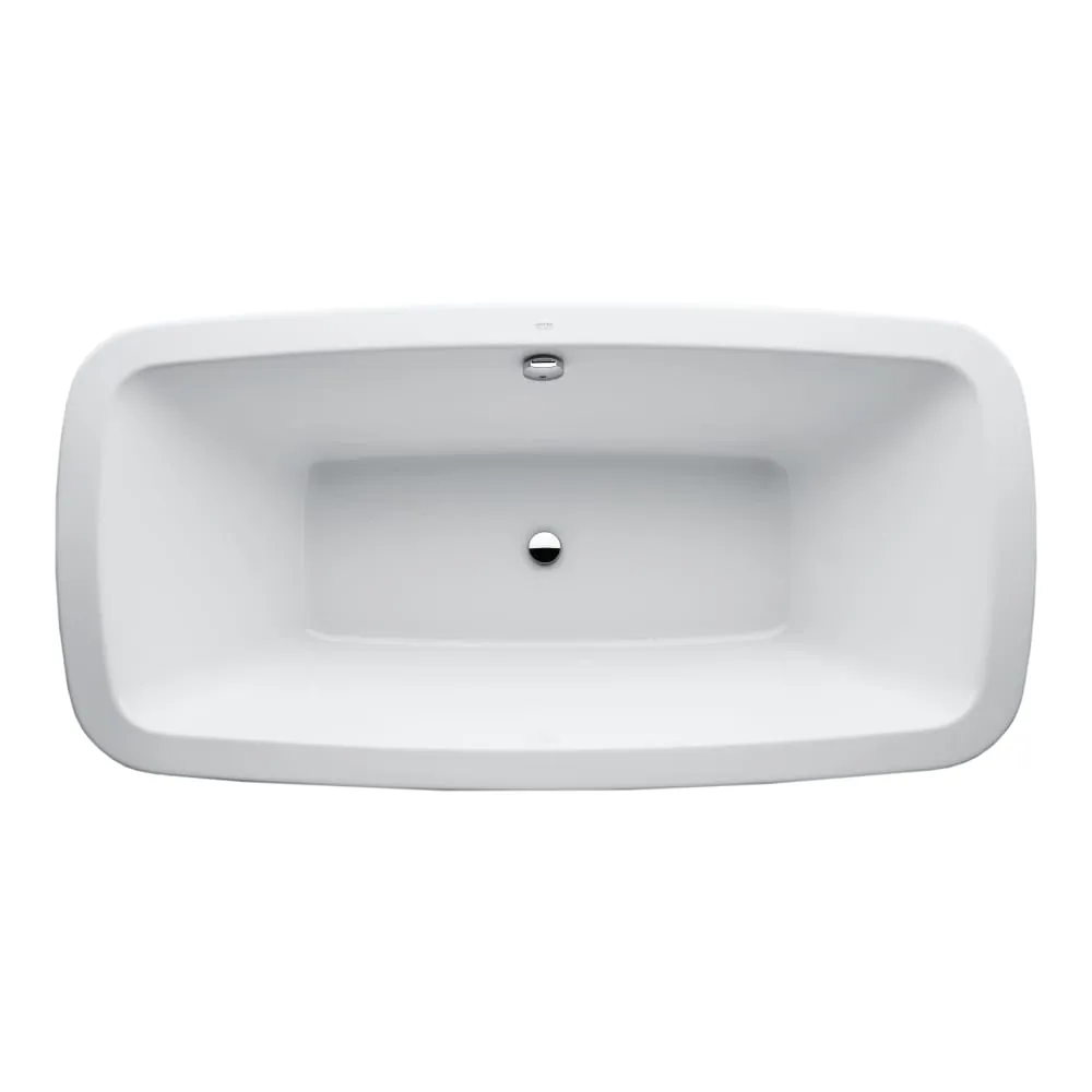 LAUFEN PALOMBA COLLECTION Badewanne, Einbauversion, mit Mittelablauf, Rand 40 mm, Sanitäracryl 1800 x 900 x 455 mm #H2328000000001 - 000 - Weiß