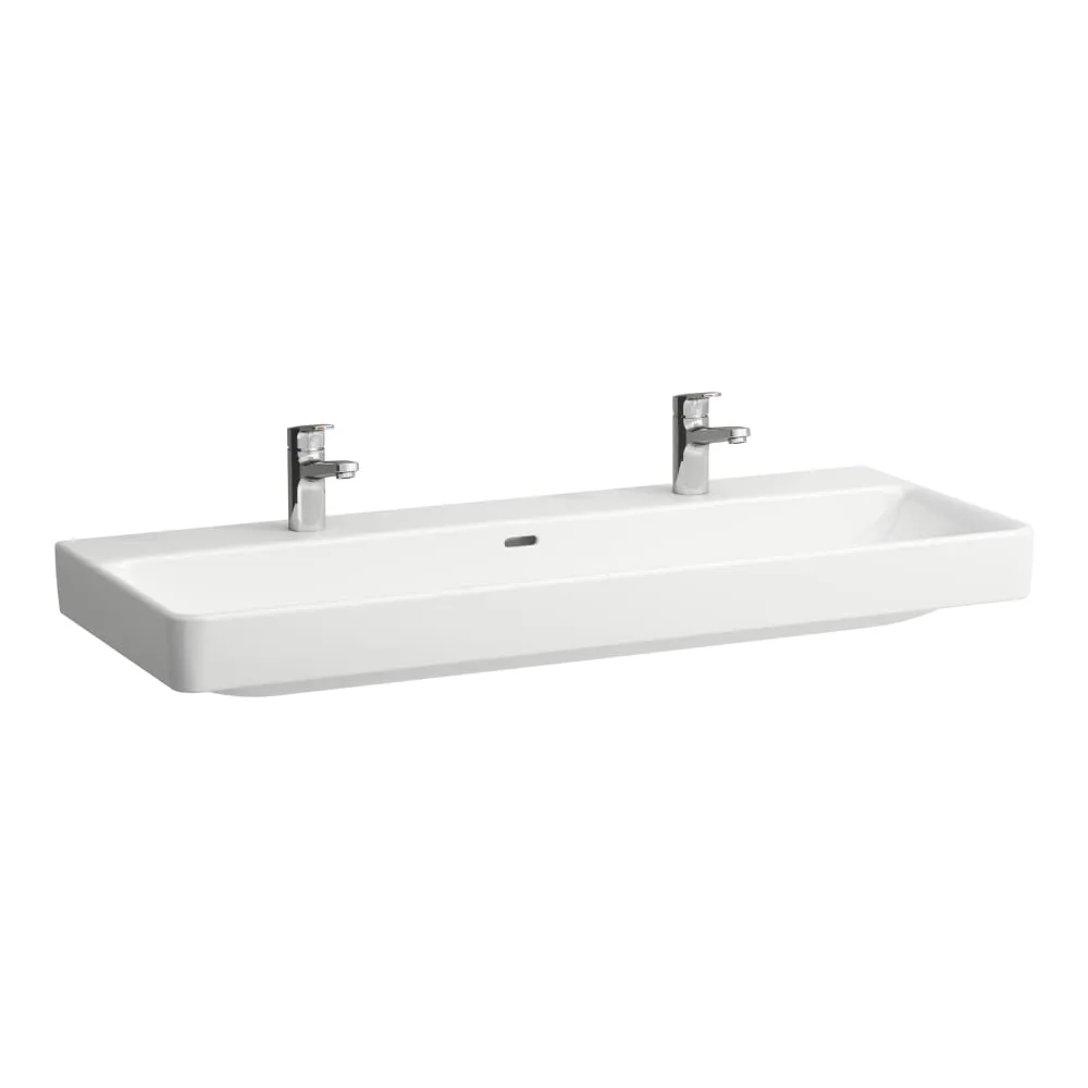 LAUFEN PRO S Waschtisch, auch als Doppelwaschtisch einsetzbar 1200 x 465 x 95 mm #H814965A001071 - 000 - Weiß