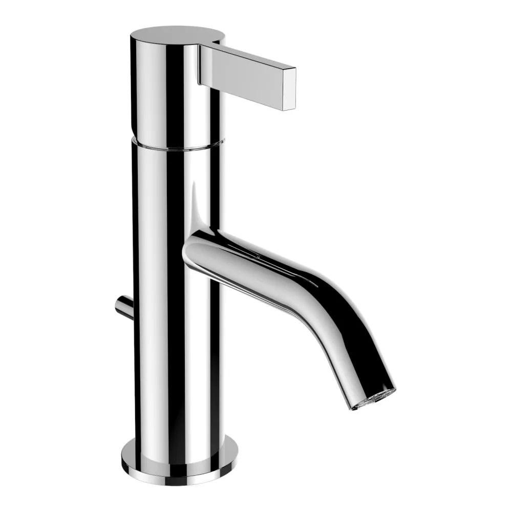 LAUFEN Kartell LAUFEN Waschtischmischer, Ausladung 115 mm, Festauslauf, mit Ablaufventil #H3113310041011