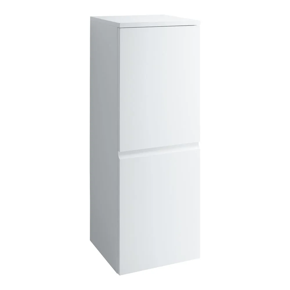 LAUFEN PRO S Halbhochschrank, 1 Tür, Türanschlag rechts, 2 Glasablagen 350 x 335 x 1000 mm #H4831120954801 - 463 - Weiß