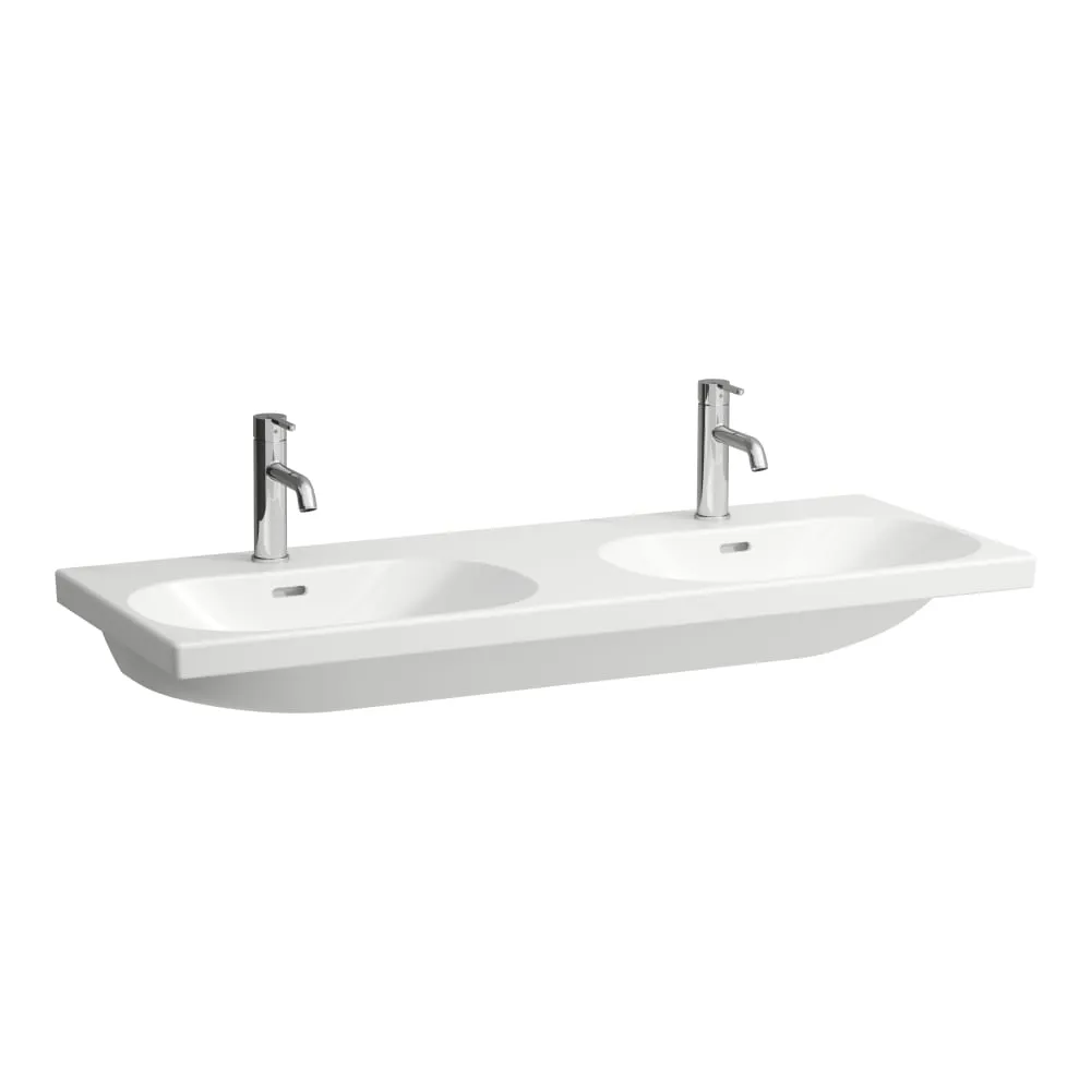 LAUFEN LUA Doppelwaschtisch 1200 x 460 x 180 mm #H8140810001041 - 000 - Weiß