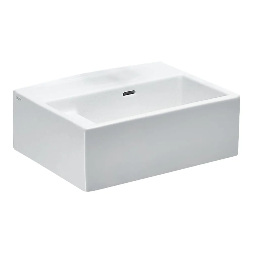 LAUFEN COLLEGE Klassenzimmerbecken mit Armaturenbank, Seifen- und Schwammablage 600 x 455 x 225 mm #H8576000001041 - 000 - Weiß