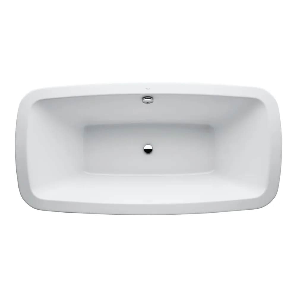 LAUFEN PALOMBA COLLECTION Badewanne, mit Fußgestell, mit Mittelablauf, Rand 40 mm, Sanitäracryl 1800 x 900 x 455 mm #H2328010000001 - 000 - Weiß