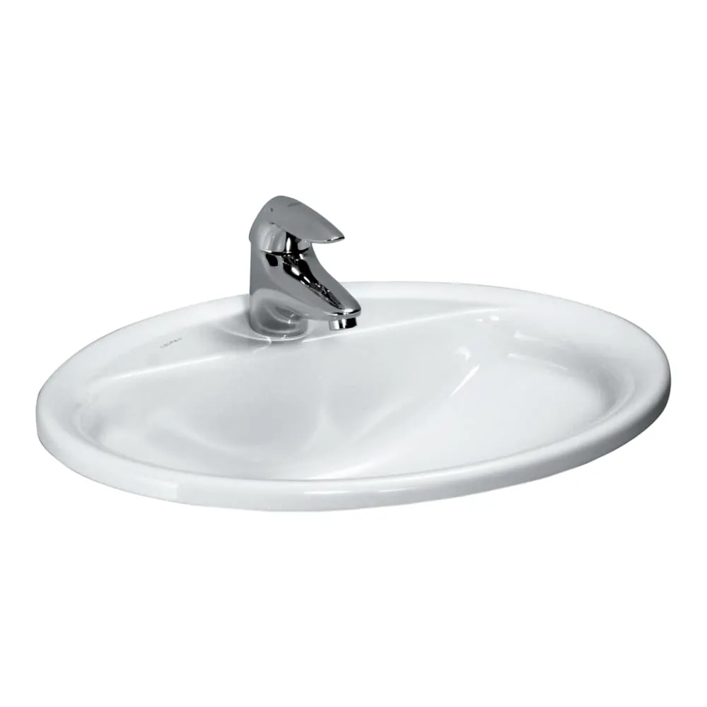 LAUFEN PRO Einbauwaschtisch von oben 560 x 440 x 20 mm #H8139510001041 - 000 - Weiß