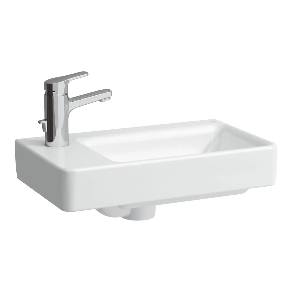 LAUFEN PRO S Handwaschbecken, Armaturenbank links 480 x 280 x 85 mm #H8159554001131 - 000 - Weiß