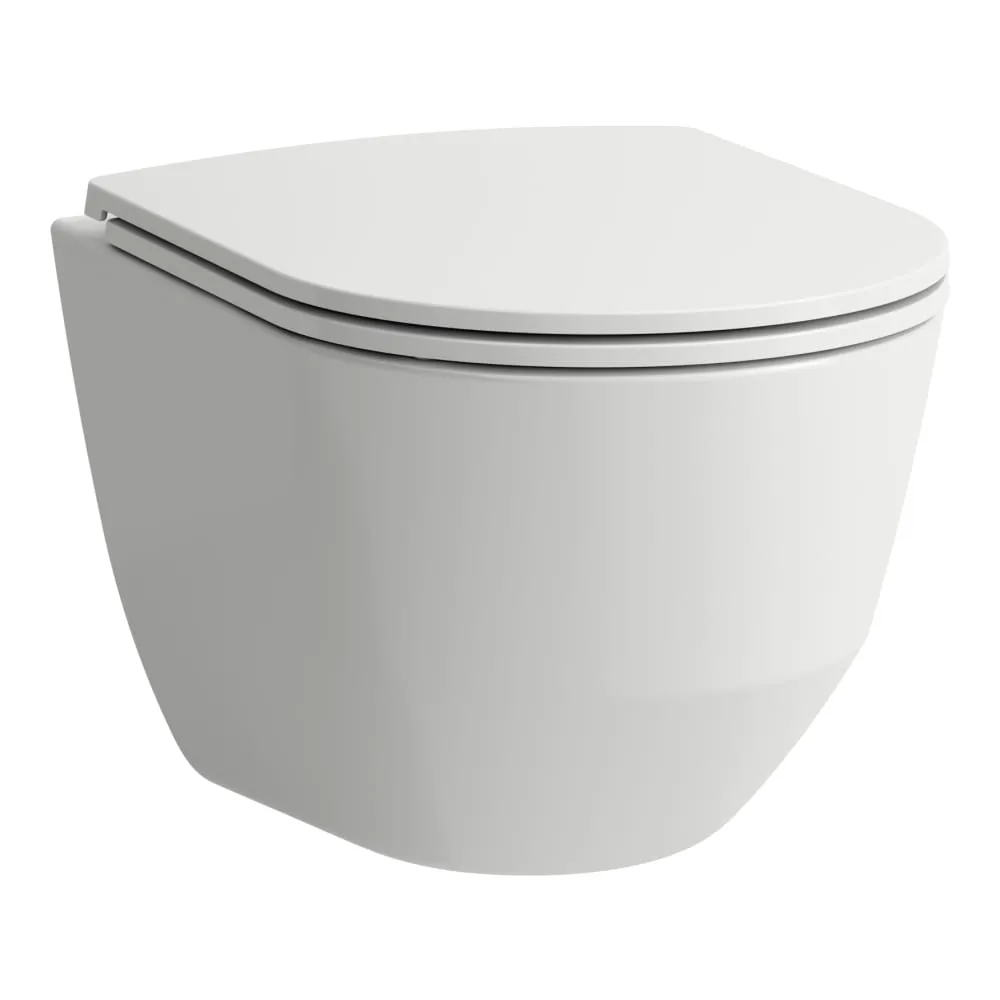 LAUFEN PRO Wand-WC 'compact', Tiefspüler, spülrandlos 490 x 360 x 355 mm #H8209650000001 - 000 - Weiß