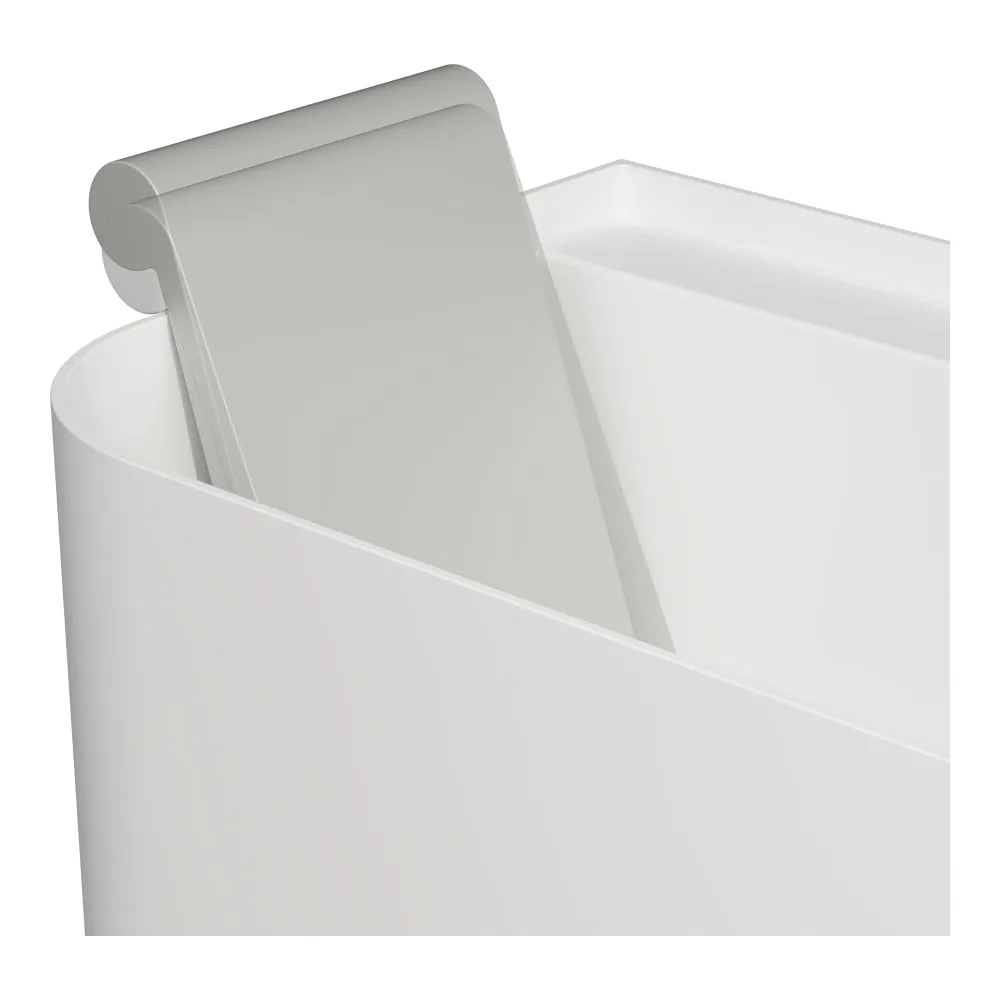 LAUFEN Rückenlehne, hellgrau 400 x 90 x 625 mm #H2923400870001