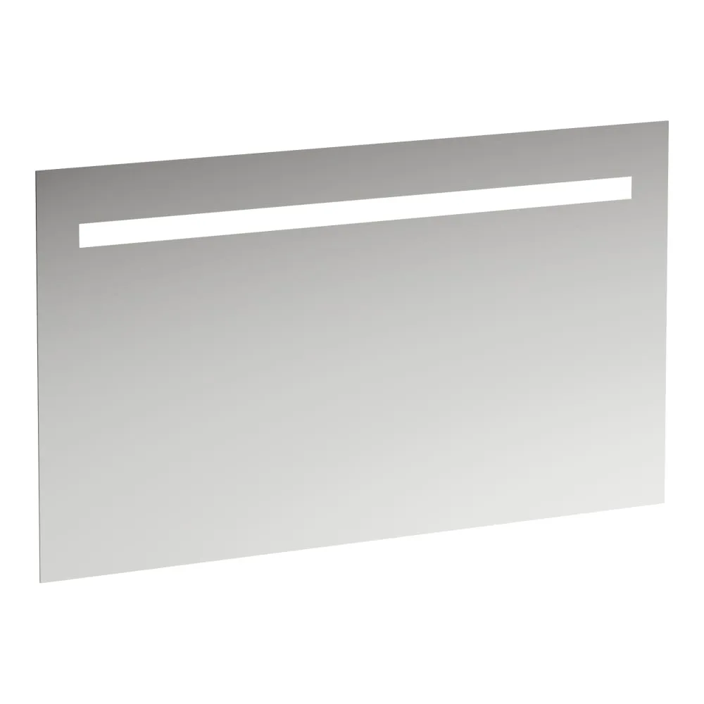 LAUFEN LEELO Spiegel, 1200 mm, mit integrierter horizontaler LED-Beleuchtung, für Lichtschalter, Aluminiumrahmen, 4000K, IP44 1200 x 40 x 700 mm #H4476719501441 - 144 - Spiegel