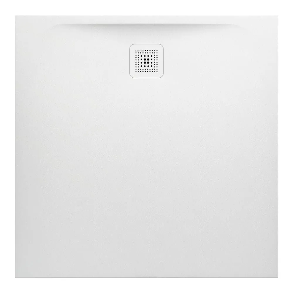 LAUFEN PRO Duschwanne, aus Verbundwerkstoff Marbond, superflach, quadratisch, Ablauf seitlich 1000 x 1000 x 33 mm #H2119521860001 - 000 - Weiß