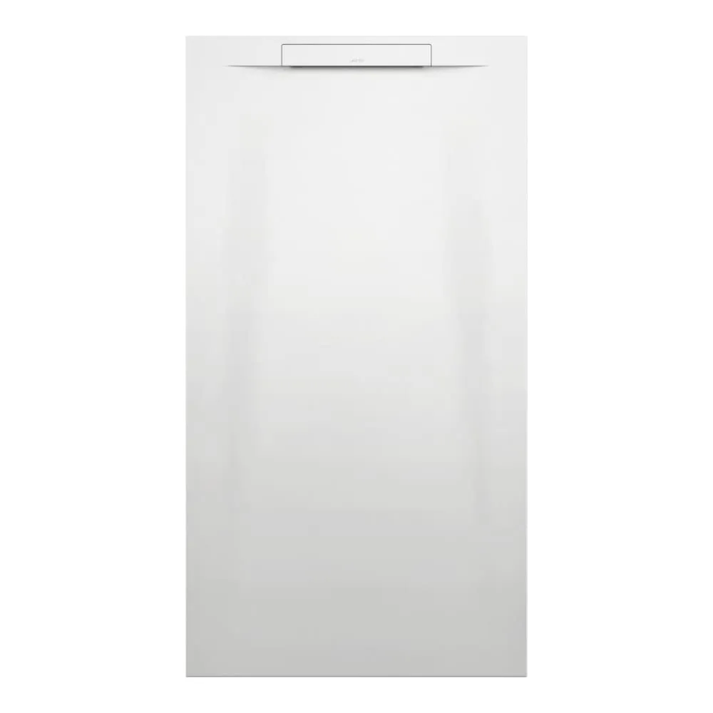 LAUFEN PRO S Duschwanne, aus Verbundwerkstoff Marbond, rechteckig, linearer Ablauf an kurzer Seite 1500 x 800 x 34 mm #H2111840000001 - 000 - Weiß