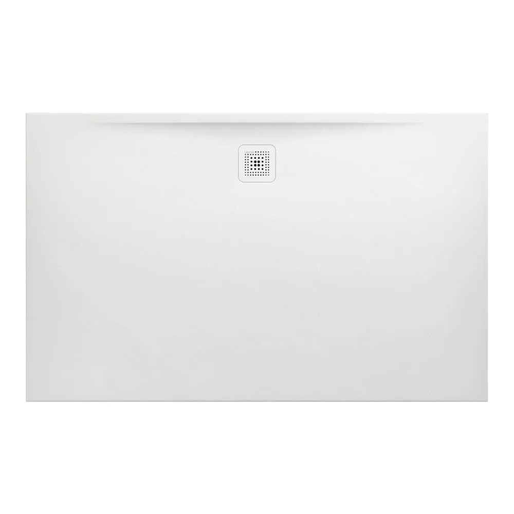 LAUFEN PRO Duschwanne, aus Verbundwerkstoff Marbond, superflach, rechteckig, Ablauf an langer Seite 1600 x 1000 x 33 mm #H2119551860001 - 000 - Weiß