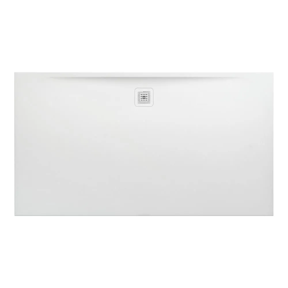 LAUFEN PRO Duschwanne, aus Verbundwerkstoff Marbond, superflach, rechteckig, Ablauf an langer Seite 1800 x 1000 x 34 mm #H2119560780001 - 000 - Weiß