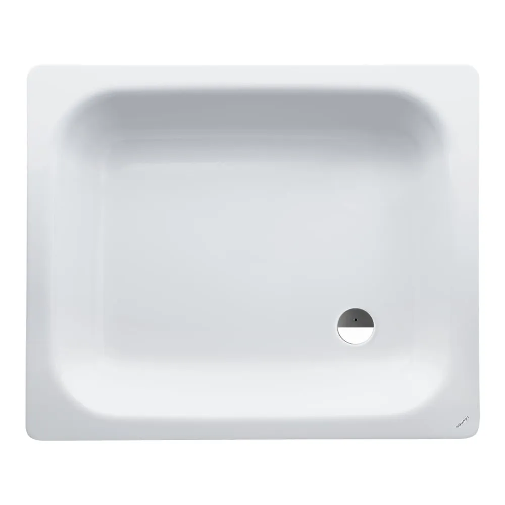 LAUFEN PLATINA Duschwanne, rechteckig, Stahl emailliert (3,5mm), tief (150mm) 900 x 750 x 30 mm #H2150236000401 - 000 - Weiß
