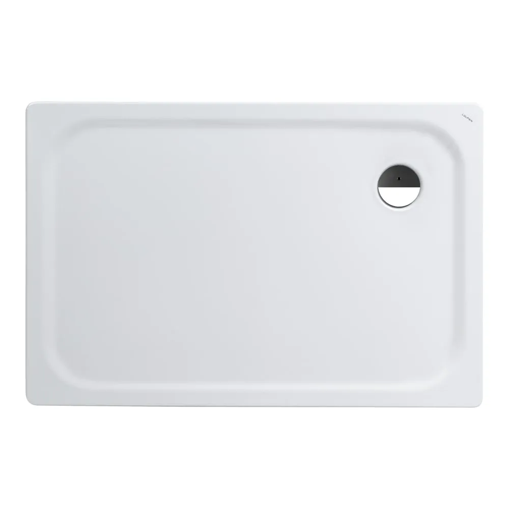 LAUFEN PLATINA Duschwanne, quadratisch, Stahl emailliert (3,5mm), extraflach (30mm) 1200 x 800 x 30 mm #H2150050000401 - 000 - Weiß