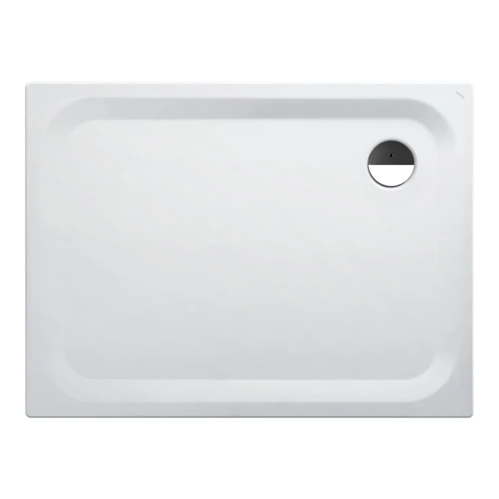 LAUFEN PLATINA Duschwanne, rechteckig, Stahl emailliert (3,5 mm), extraflach (25 mm) 1200 x 900 x 25 mm #H2150320000401 - 000 - Weiß