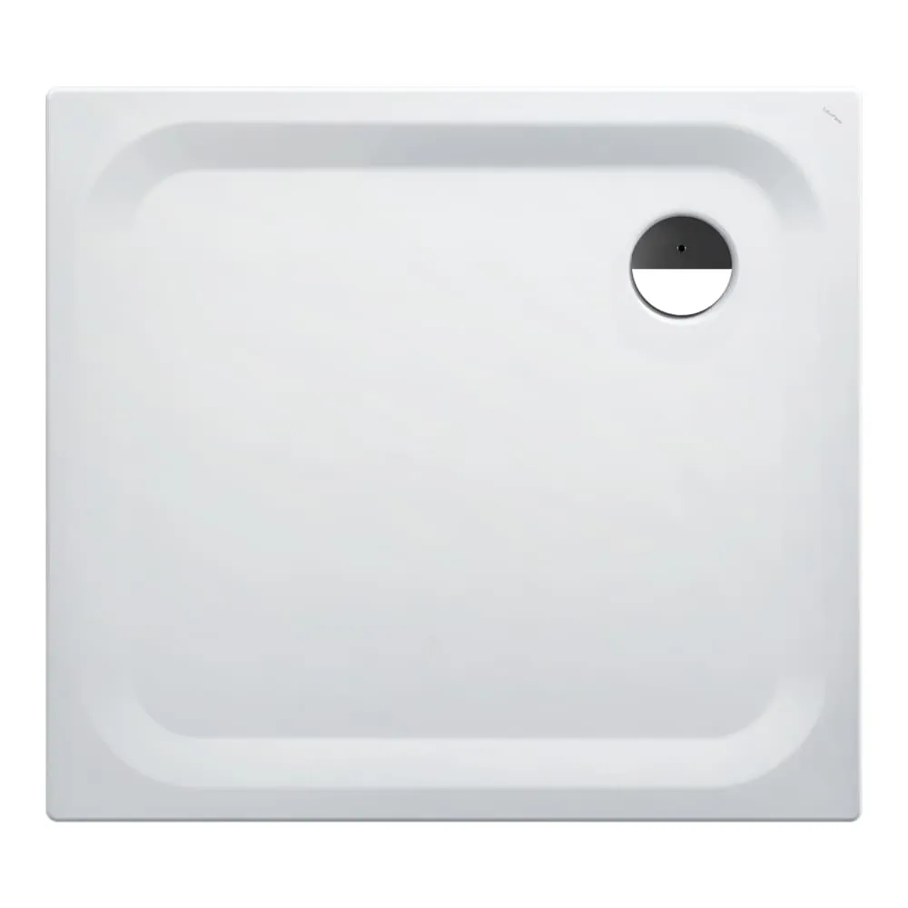 LAUFEN PLATINA Duschwanne, rechteckig, Stahl emailliert (3,5mm), extraflach (25mm) 1000 x 900 x 25 mm #H2150306000401 - 000 - Weiß